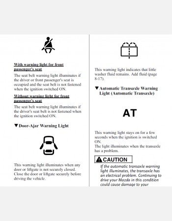 mazda premacy 2017 owners manual